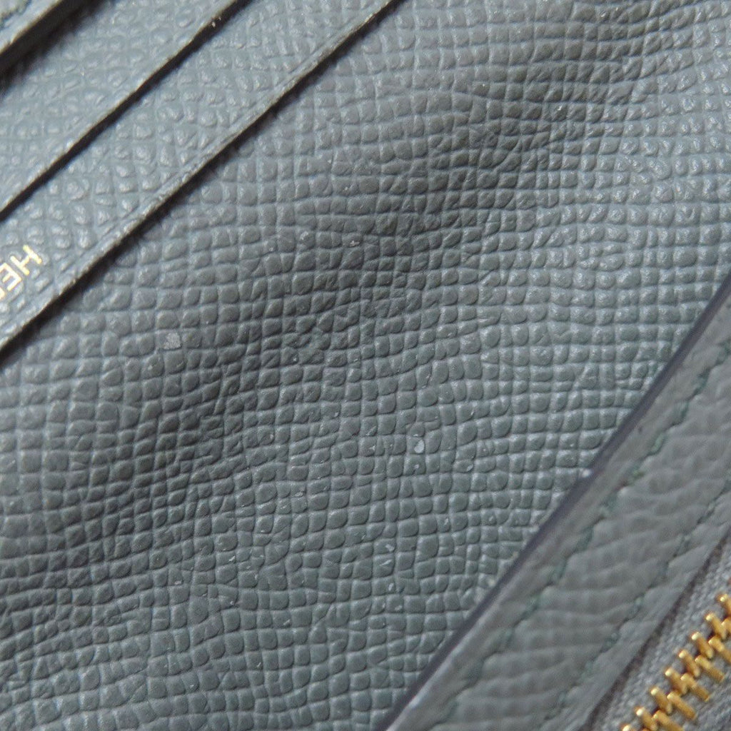 Hermes Bearn Souffle Gold Long Wallet Epsom — view 8