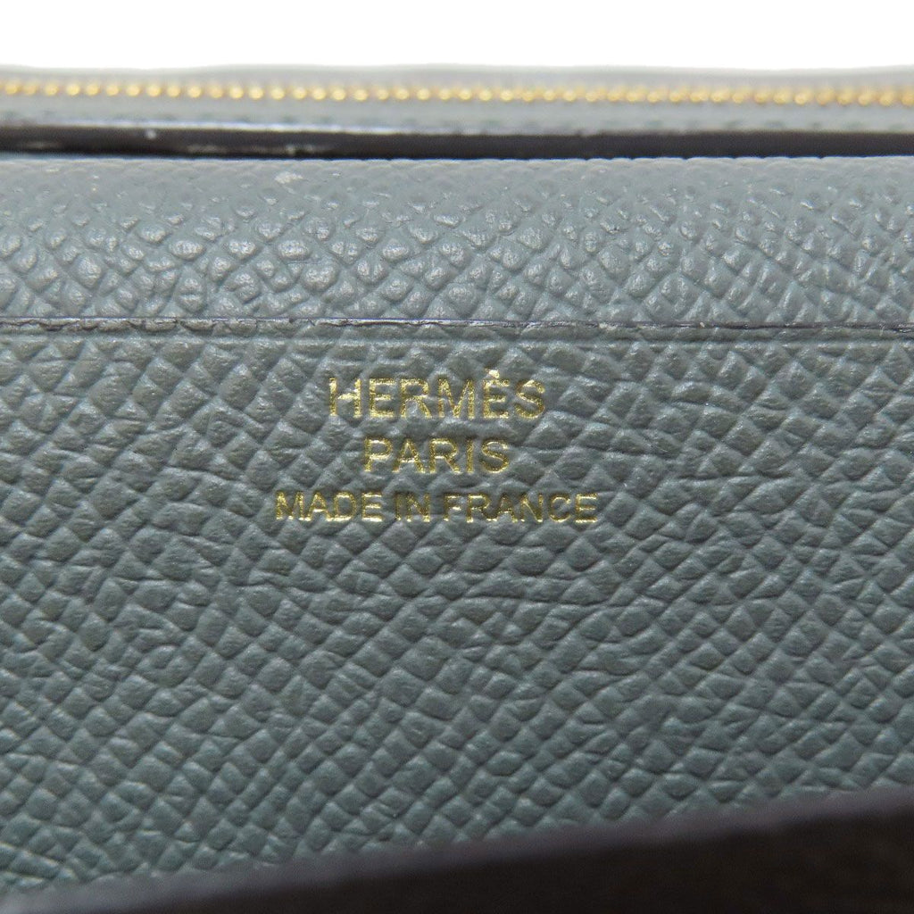 Hermes Bearn Souffle Gold Long Wallet Epsom — view 6