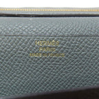Hermes Bearn Souffle Gold Long Wallet Epsom — view 6