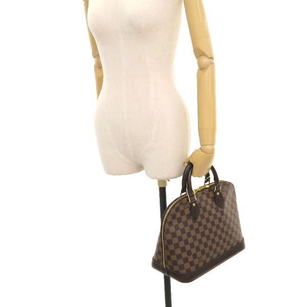 Louis Vuitton Damier Alma Cotton Brown — view 9