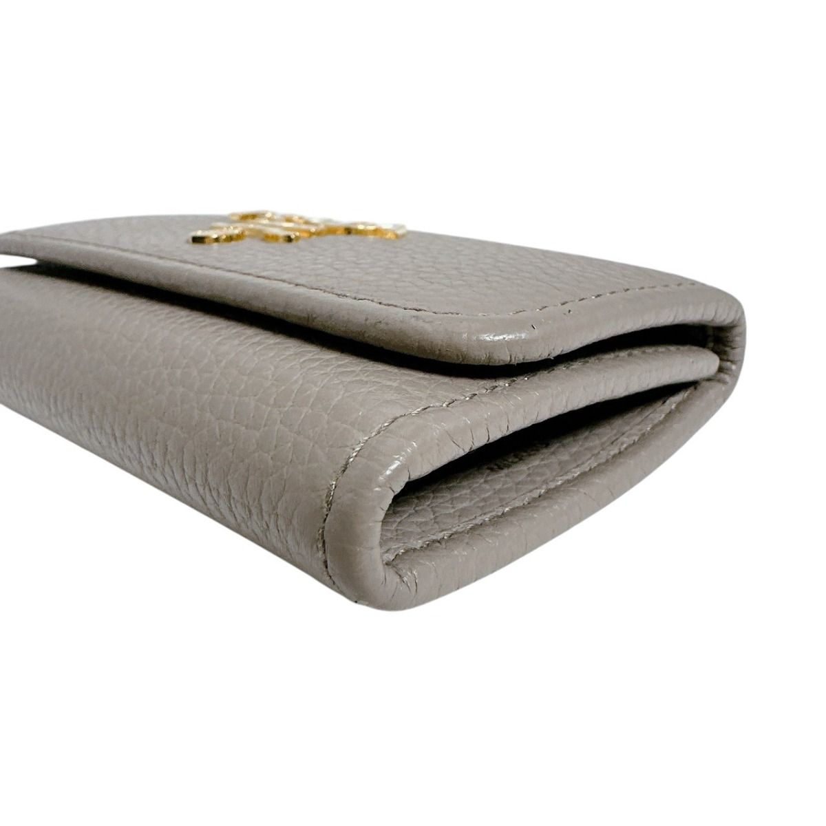 Prada Vitello Grain Leather 6 Key Case Saffiano Grey Ge — view 7