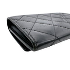 Chanel Cambon Line Wallet Quilted Bifold Black — view 9