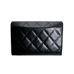 Chanel Cambon Line Wallet Quilted Bifold Black — view 3
