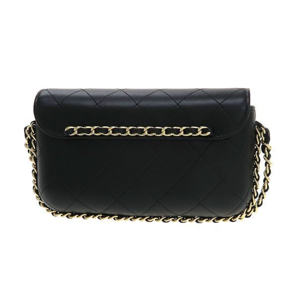 Chanel Around Quilted Chain Wallet — view 3