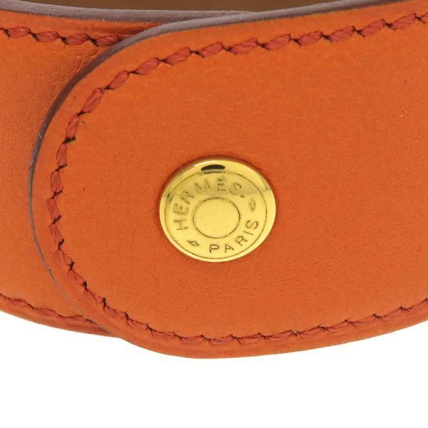 Hermes Medallion Bracelet S From a Leather — view 7