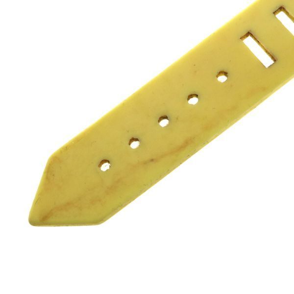 Chanel Rubber Bracelet Yellow — view 6
