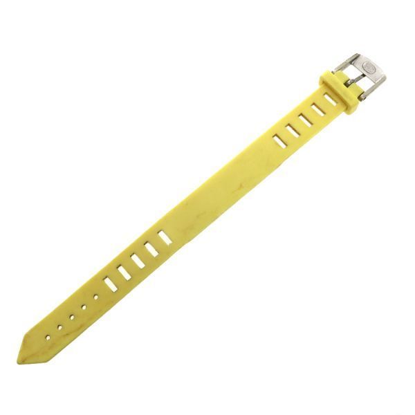 Chanel Rubber Bracelet Yellow — view 3