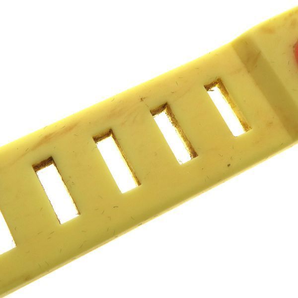 Chanel Rubber Bracelet Yellow — view 7