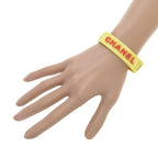 Chanel Rubber Bracelet Yellow — view 9