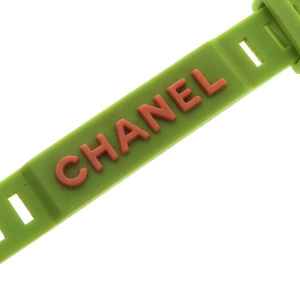 Chanel Rubber Bracelet Green — view 4