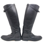 Hermes Jumping Boots Kelly Buckle Long 38 JP — view 5