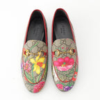 Gucci Flora GG Supreme Michele Bit Loafers Shoes Multicolor 34.5 — view 2