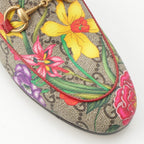 Gucci Flora GG Supreme Michele Bit Loafers Shoes Multicolor 34.5 — view 6