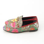 Gucci Flora GG Supreme Michele Bit Loafers Shoes Multicolor 34.5 — view 3