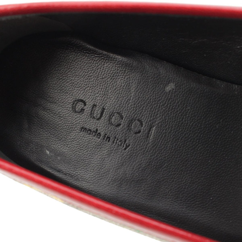 Gucci Flora GG Supreme Michele Bit Loafers Shoes Multicolor 34.5 — view 7