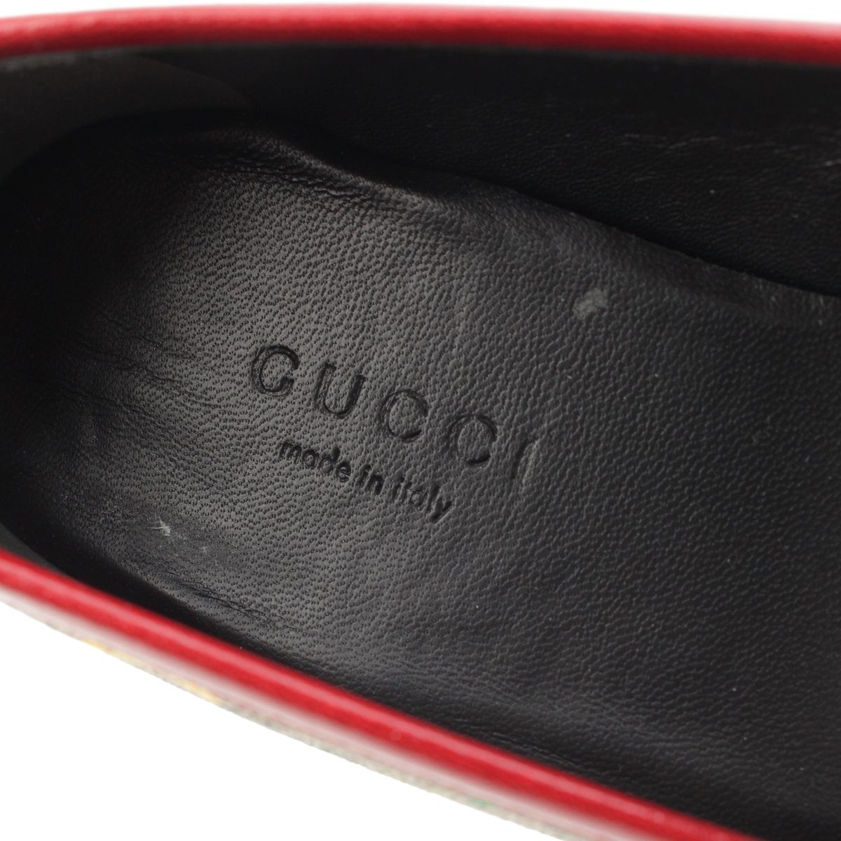 Gucci Flora GG Supreme Michele Bit Loafers Shoes Multicolor 34.5 — view 7