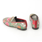 Gucci Flora GG Supreme Michele Bit Loafers Shoes Multicolor 34.5 — view 4