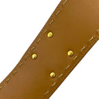 Celine Mantel Chain Belt Turnlock Leather Black Gold — view 8