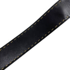 Celine Mantel Chain Belt Turnlock Leather Black Gold — view 4