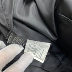 Prada Tote Re-Nylon Padded Print Triangle Logo Nylon Gray — view 7