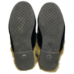 Gucci Kids Princetown Horsebit Children Slippers Sandals Leather Fur Black — view 8