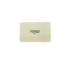 Fendi Zucca Cross FF Pattern Logo Leather Fabric Black Red — view 9