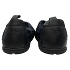 Dior Snow Slipper Flat Shoes Quilted Nylon Logo Black — view 4