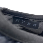 Dior Snow Slipper Flat Shoes Quilted Nylon Logo Black — view 9