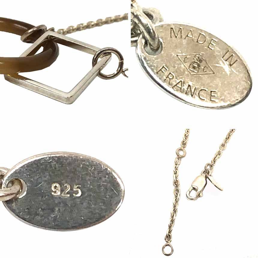 Hermes Necklace Ras de Cou Osmose Pendant Buffalo — view 3