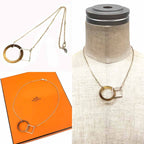 Hermes Necklace Ras de Cou Osmose Pendant Buffalo — view 2