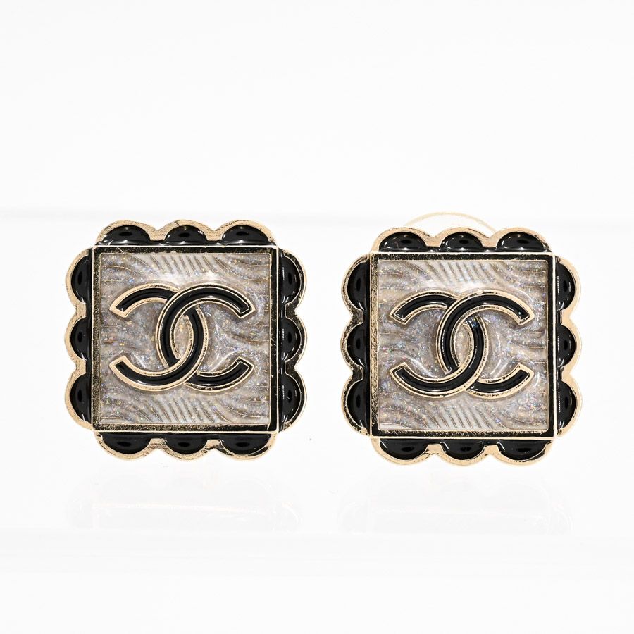 Chanel Earrings Black — view 2