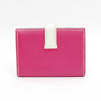 Hermes Bearn Card Case Epsom Silver Purple White — view 2