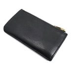 Saint Laurent Tiny Cassandra Fragment Zip Card Case Coin Black — view 2