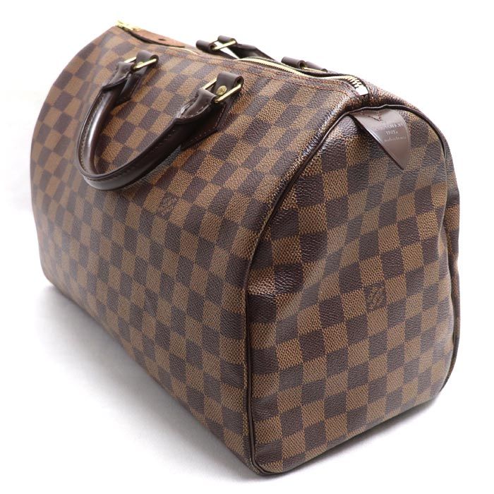Louis Vuitton Speedy 35 Boston Bag Damier Brown — view 2