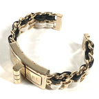 Chanel Bangle CC Logo Chain Metal Black — view 7