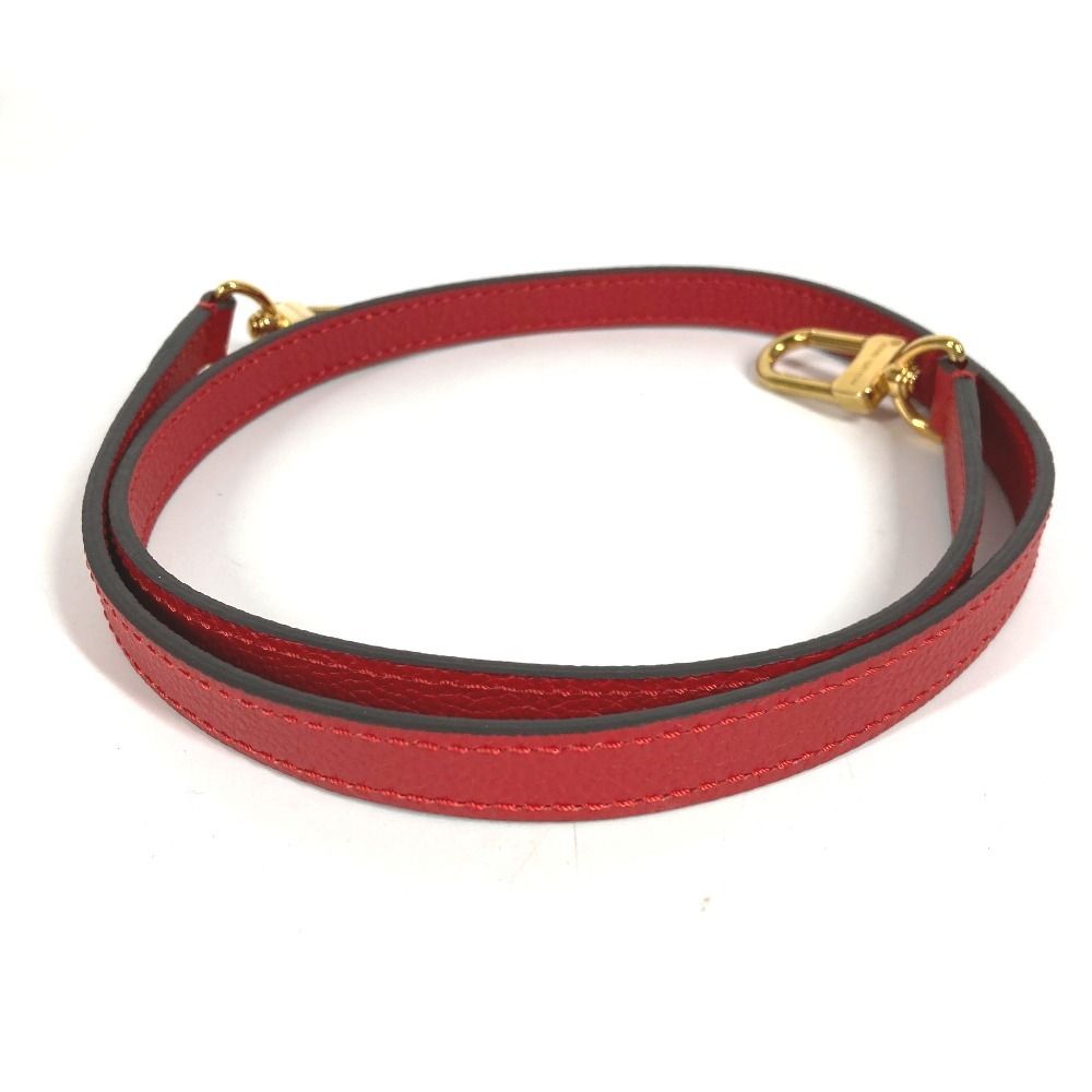 Louis Vuitton Shoulder Strap Non Adjustable Leather Red — view 5