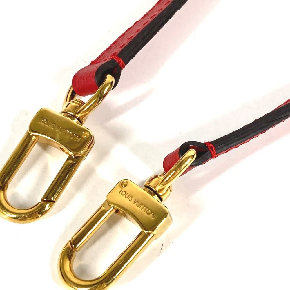 Louis Vuitton Shoulder Strap Non Adjustable Leather Red — view 2
