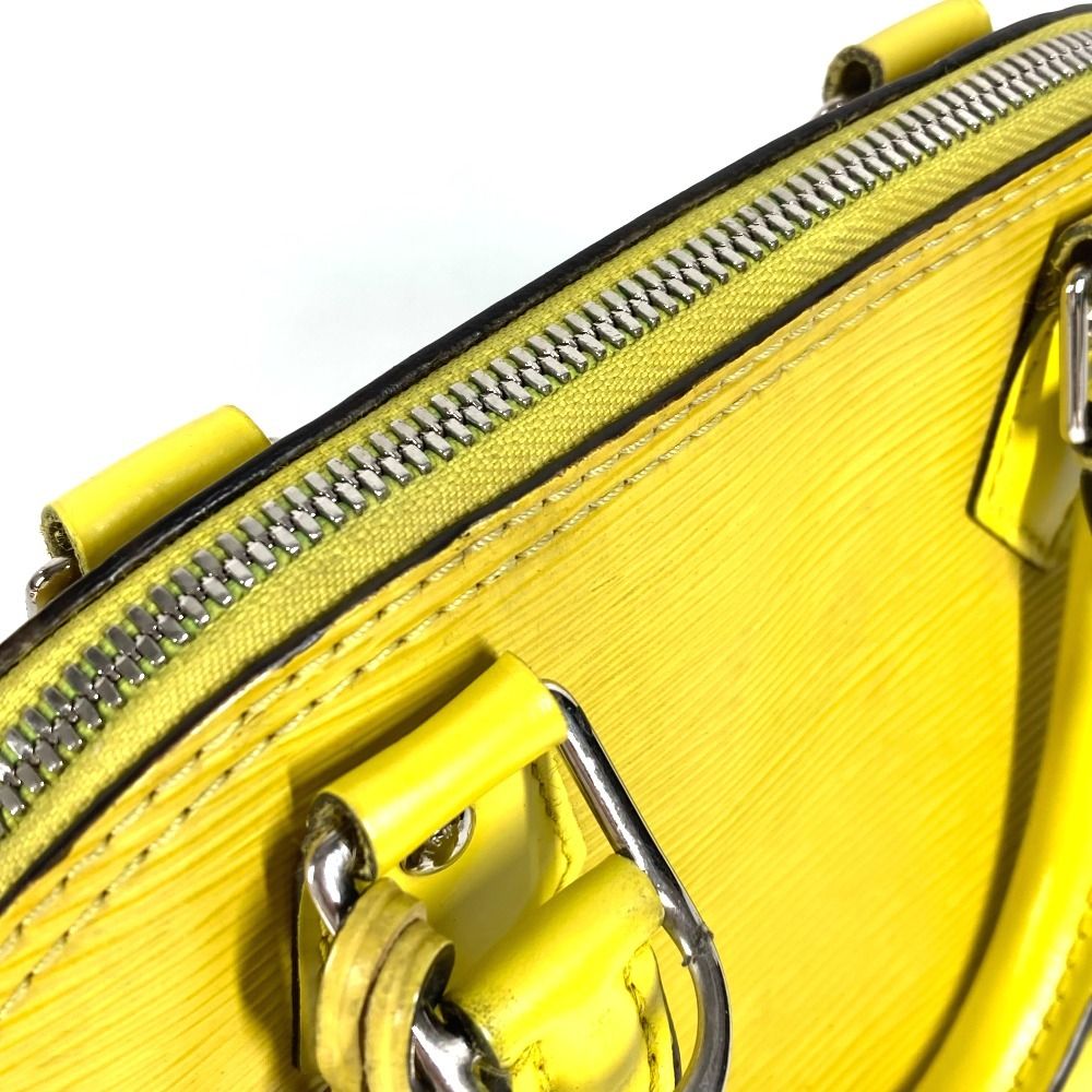 Louis Vuitton Handbag Alma BB Epi Leather Pistache Yellow — view 5