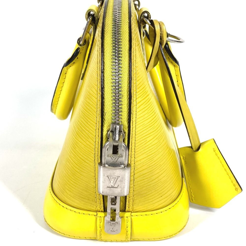 Louis Vuitton Handbag Alma BB Epi Leather Pistache Yellow — view 4