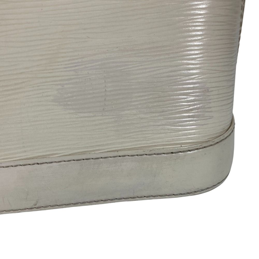 Louis Vuitton Handbag Alma BB Epi Leather Yvoir White — view 5