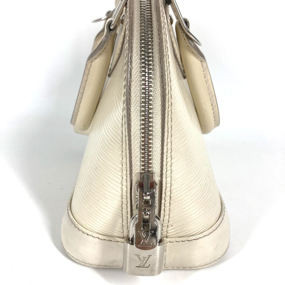 Louis Vuitton Handbag Alma BB Epi Leather Yvoir White — view 2