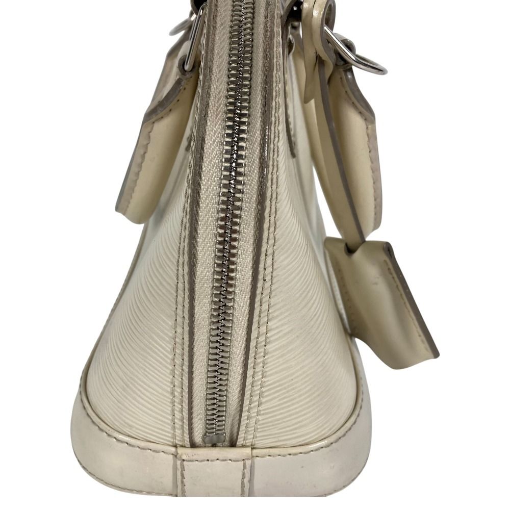 Louis Vuitton Handbag Alma BB Epi Leather Yvoir White — view 6