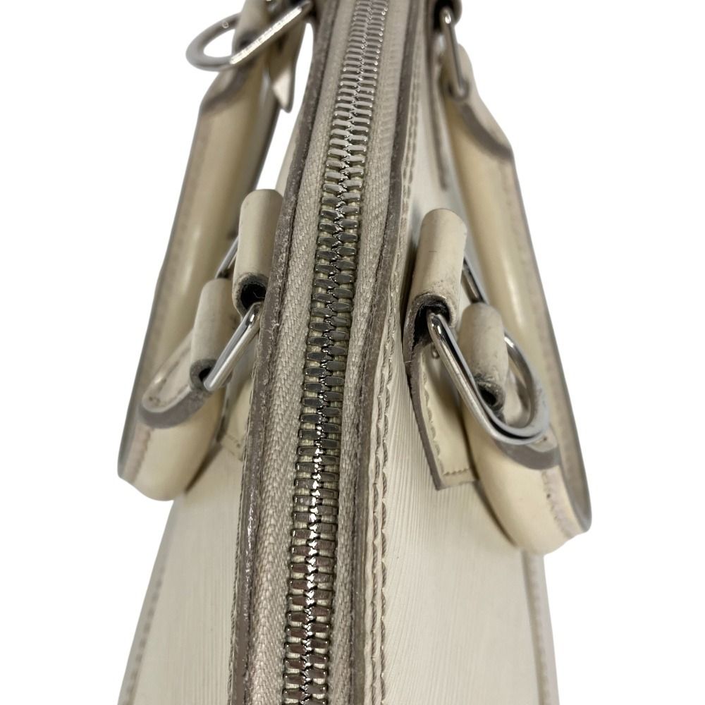 Louis Vuitton Handbag Alma BB Epi Leather Yvoir White — view 3