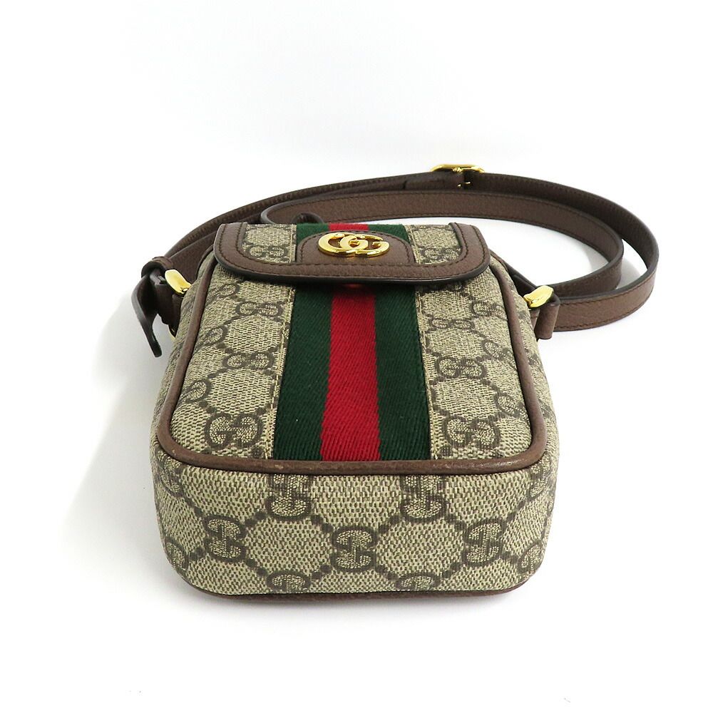 Gucci Ophidia GG Mini Shoulder Supreme Beige — view 5