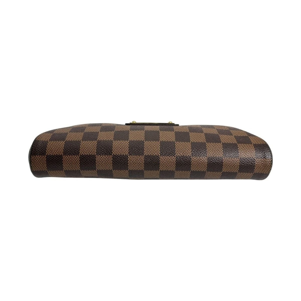 Louis Vuitton Damier 2-Way Bag Eva Handbag Brown — view 6