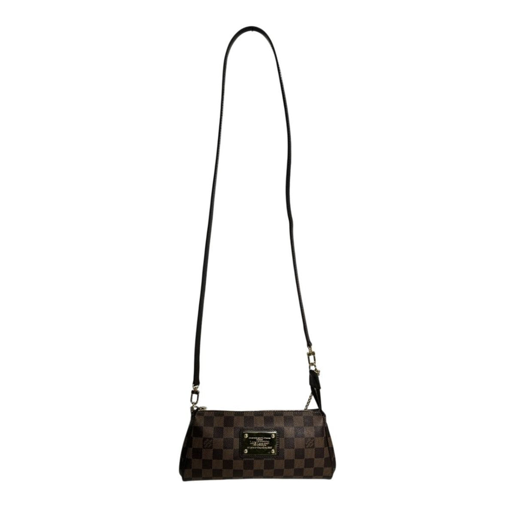 Louis Vuitton Damier 2-Way Bag Eva Handbag Brown — view 3