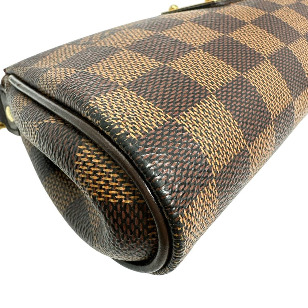Louis Vuitton Damier 2-Way Bag Eva Handbag Brown — view 8