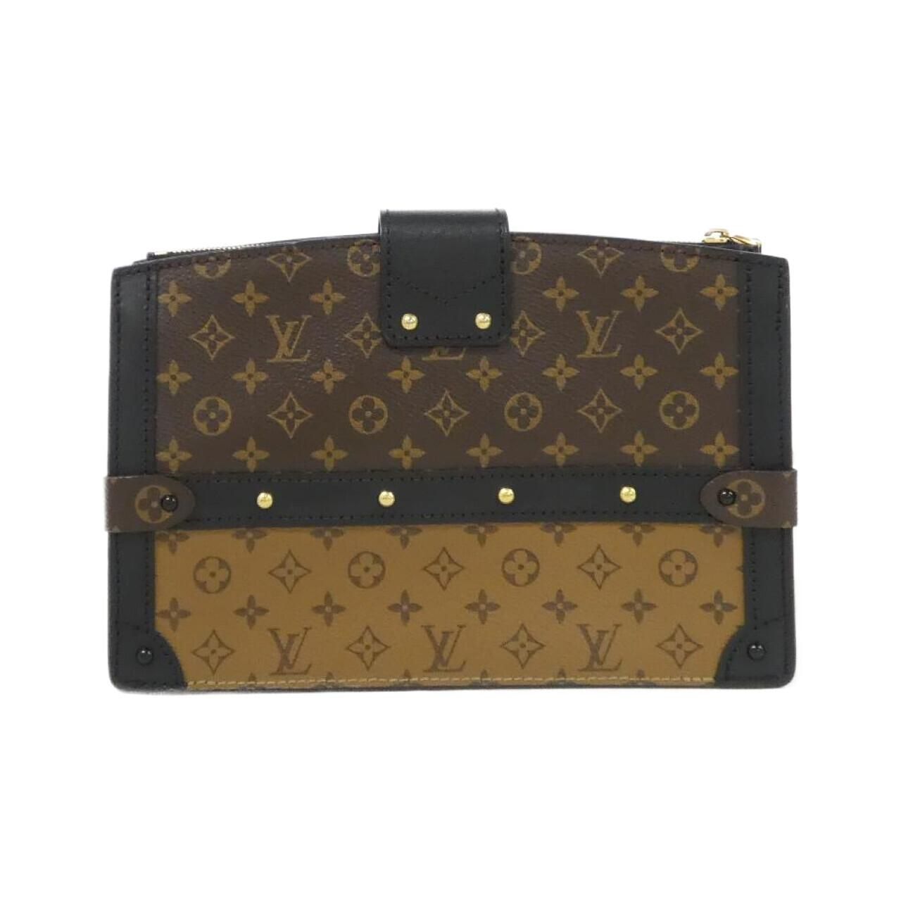 Louis Vuitton Monogram Reverse Trunk Clutch Shoulder Bag — view 2