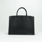 Hermes White Bus GM Tote Chevre Coromandel Noir Black Gold — view 3