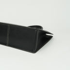Hermes White Bus GM Tote Chevre Coromandel Noir Black Gold — view 4